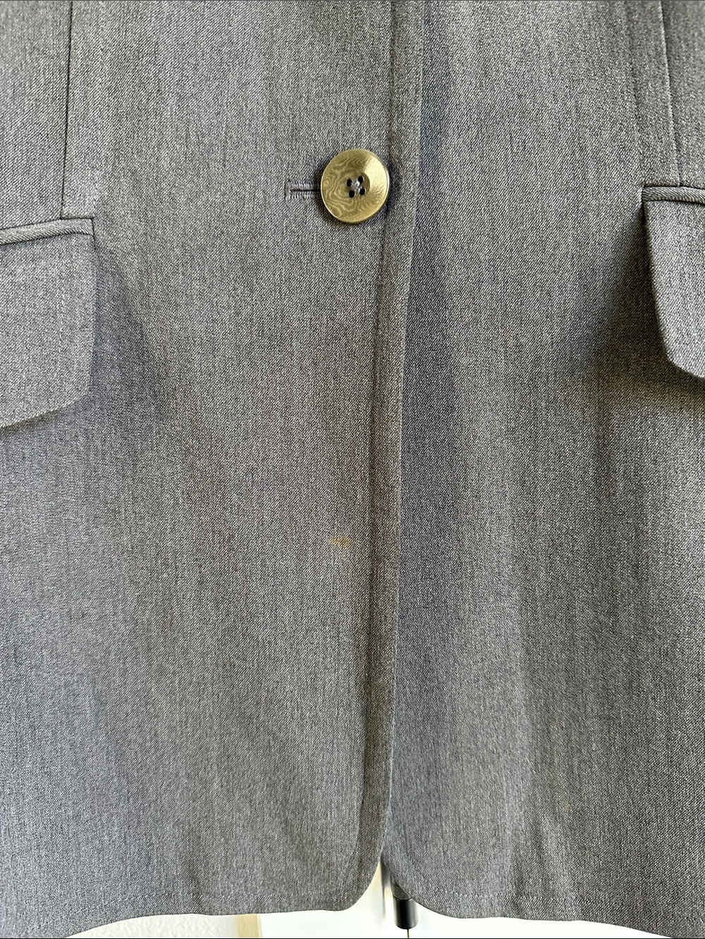 Caslon Charcoal Gray Two-Piece Tailored Pantsuit size 6 - Picture 13 of 16